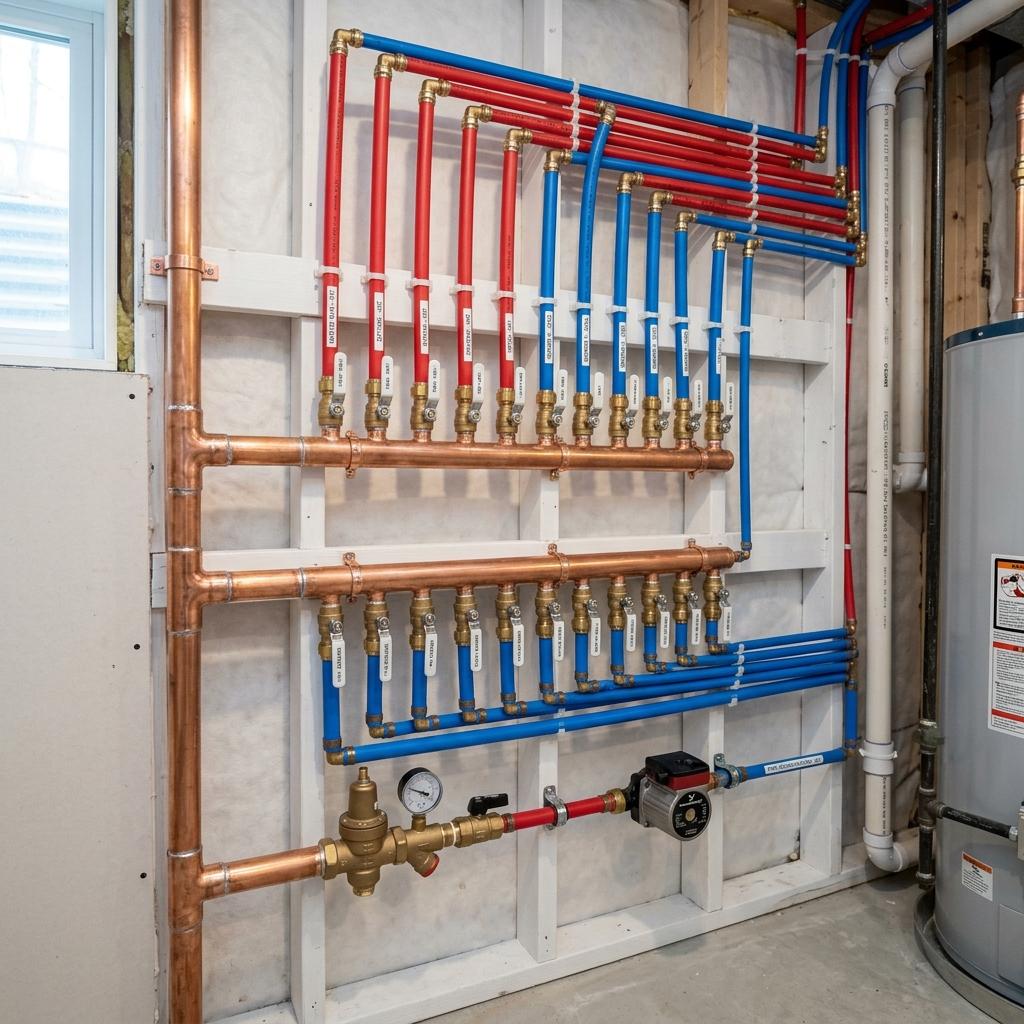 Drain, water heater and repiping work in Van Nuys, CA.